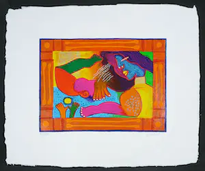 Clemens Briels - Zeefdruk, Mujer kopen? Bied vanaf 1!