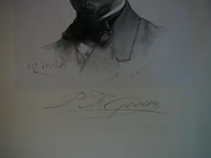 August Allebe - Portret van Kunstenaar P.F.Grieve kopen? Bied vanaf 20!