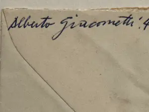 Alberto Giacometti - handgesigneerde briefomslag kaufen? Bieten Sie von 580!