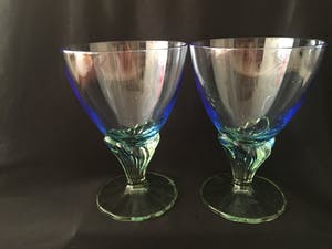 Niet of onleesbaar gesigneerd - Art Nouveau stijl glazen kopen? Bied vanaf 10!