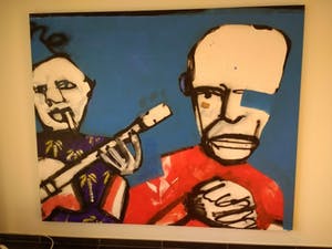 Herman Brood - schilderij, Free Record Fame III, 230 x 190 cm + HB-M Certificaat, TOPWERK kopen? Bied vanaf 4500!