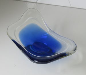 Paul Kedelv - Blauwe Coquille schaal kopen? Bied vanaf 50!