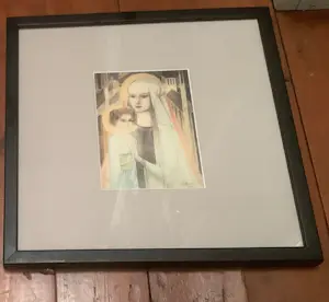 Jan Toorop - De set bestaat uit een portret van J.H. Molkenbroek en madonna met kind kopen? Bied vanaf 75!