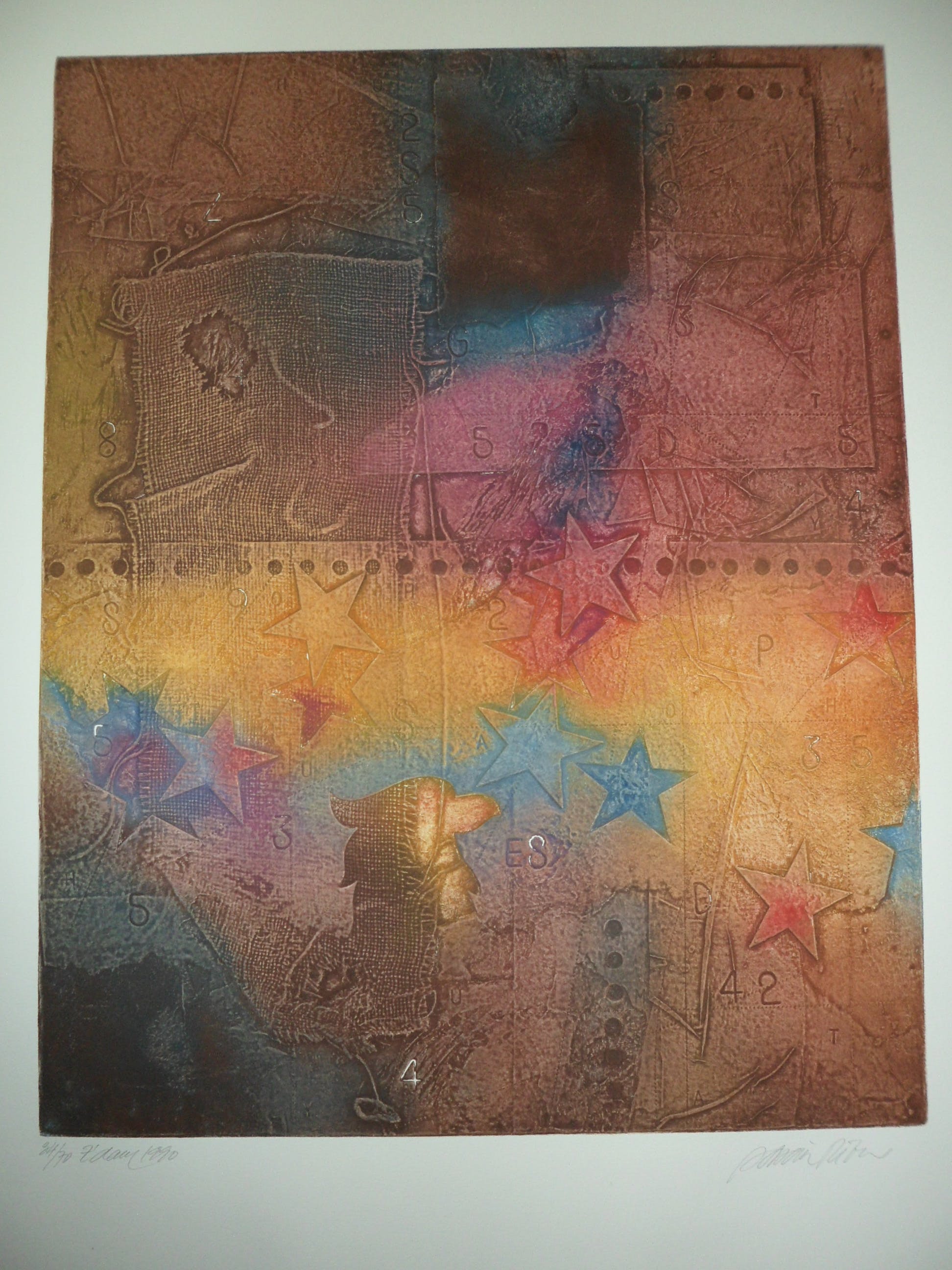 Enric Adsera Riba - grote ets/aquatint uit 1990 kopen? Bied vanaf 40!