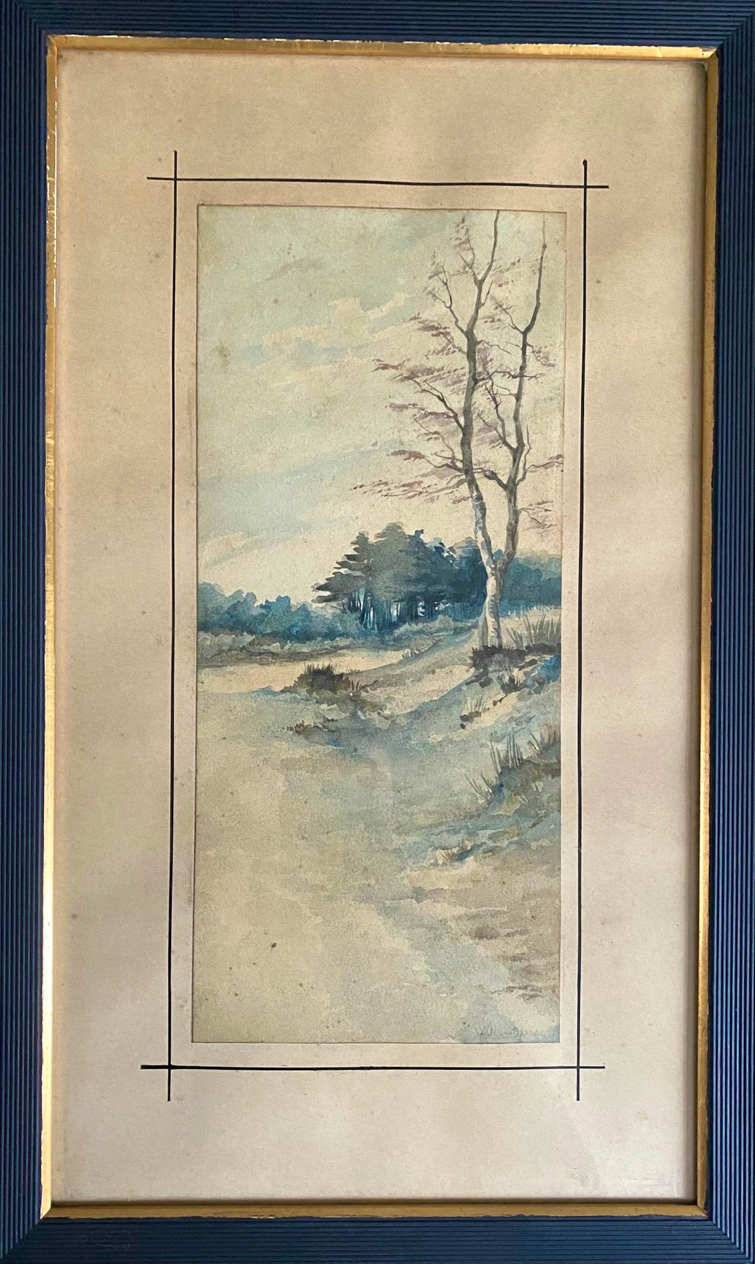 Willem Nicolaas van Dranen - 2 landschappen kopen? Bied vanaf 80!