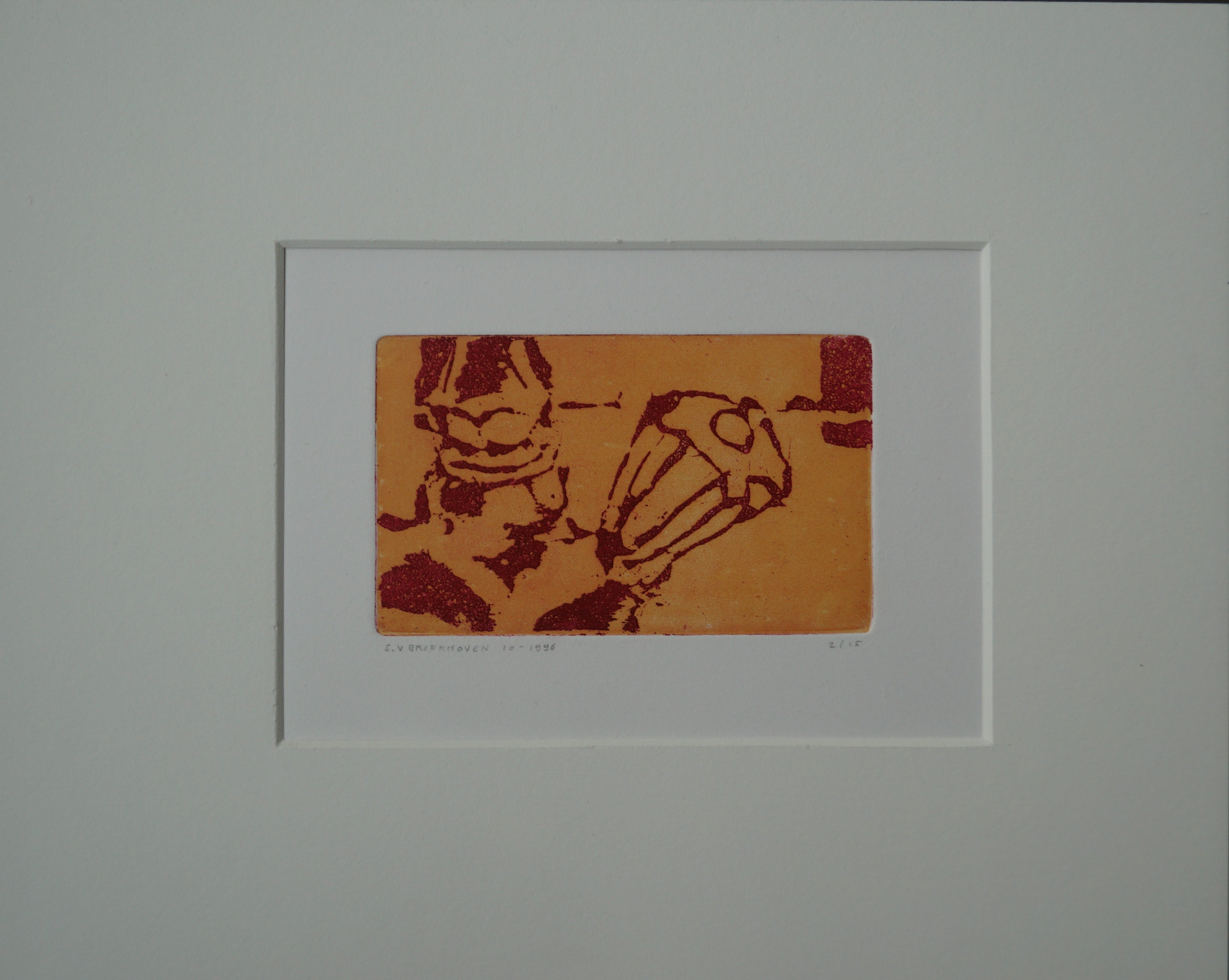 Saskia van Broekhoven - gesigneerde ets kopen? Bied vanaf 18!