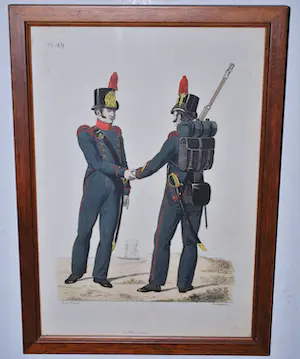 Abraham Lion Zeelander - Mariniers -ets en gravure naar BJ van HOVE (1790-1880) kopen? Bied vanaf 45!