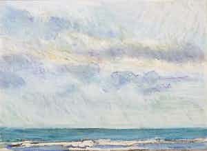 Paul Overhaus - Zeegezicht verkocht voor € 70!