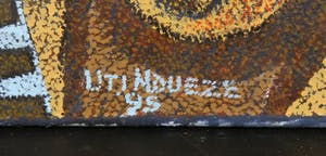 Uti Ndueze - Acryl op doek, River Gods kopen? Bied vanaf 100!