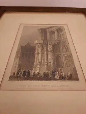 William Henry Bartlett - "Part of the Town Hall, Ghent" kopen? Bied vanaf 10!