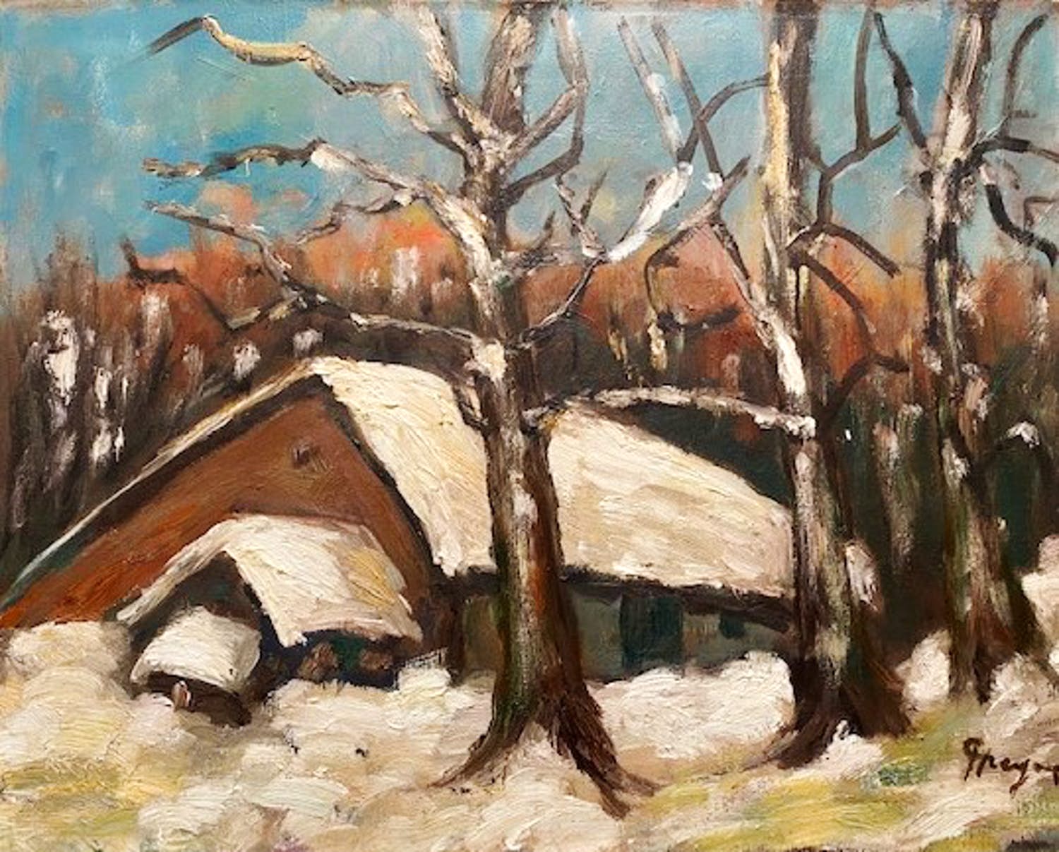 Robert Freysz - fermette en neige kopen? Bied vanaf 25!