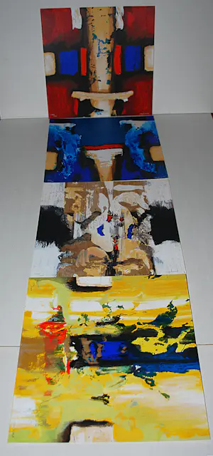 Hans Vanhorck - About Colour: luxe box met 4 zeefdrukken/2 boeken kopen? Bied vanaf 125!