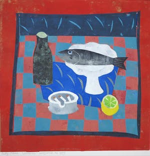 Betty Scheer - Linosnede, Stilleven kopen? Bied vanaf 35!