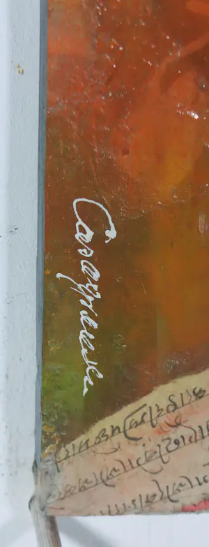 Patrizia Casagranda - Gemengde techniek / Collage op paneel, Zonder titel kopen? Bied vanaf 80!