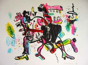 Anton Martineau - TANGO - Litho op papier verkocht voor € 65!