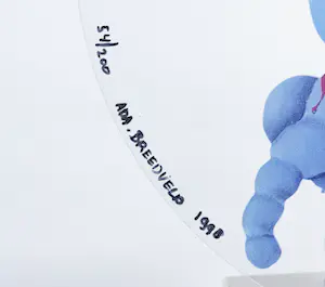 Ada Breedveld - Klok van glas, Dame op olifant kopen? Bied vanaf 1!