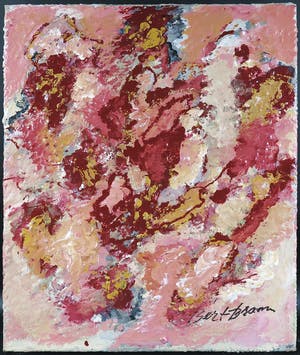 Bert Braam - Acryl op doek, Kompositie kopen? Bied vanaf 80!