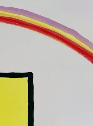 Roger Raveel - Dubbende man - Litho - Gesigneerd - 78,5x56,5 cm - 1982 kopen? Bied vanaf 1750!