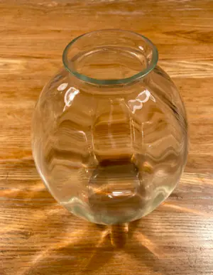 Andries Dirk Copier - Vaas voor Leerdam – jaren 50 – Mid Century Dutch Design, Uraniumglas kopen? Bied vanaf 28!