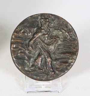 Rudy Augustinus - Bronzen penning, Vincent van Gogh kopen? Bied vanaf 40!