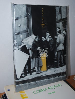 Jef Diederen - Bord Ø 34 cm +7 Cobra boeken +affiche met zeefdruk Corneille Lindström e.a. kopen? Bied vanaf 60!