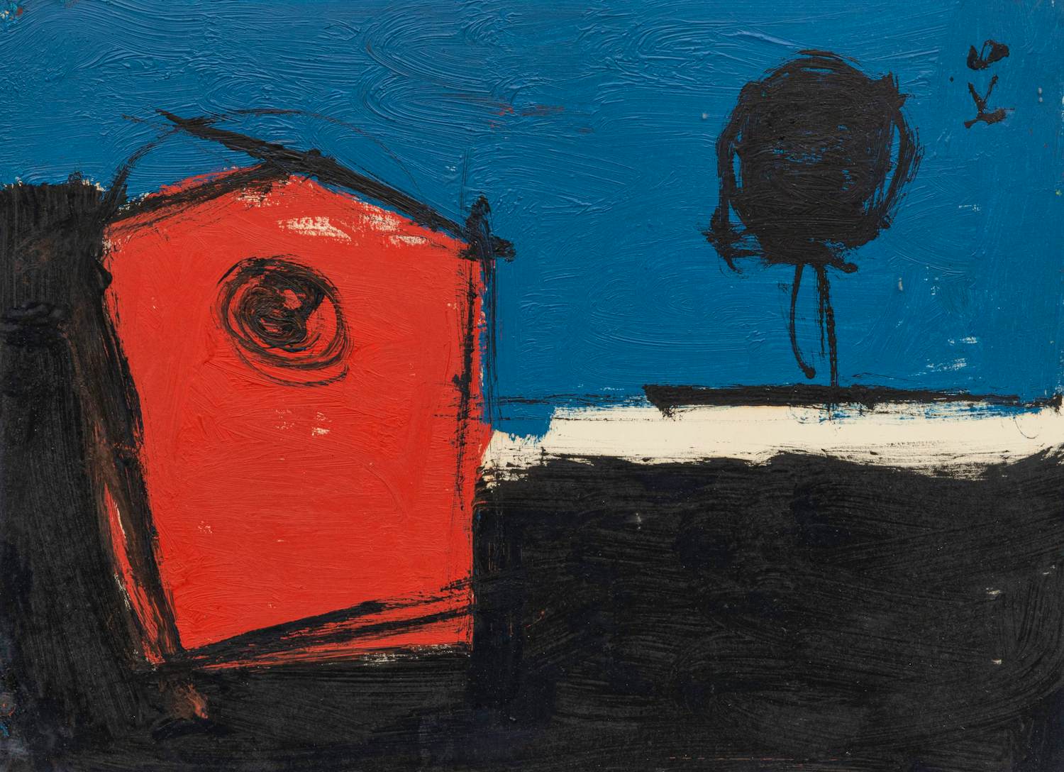 Karel Bleijenberg - Abstracte compositie kopen? Bied vanaf 235!