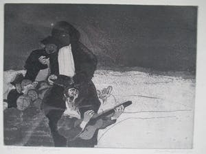 Han Kniphorst - Ingelijste Ets Aquatint kopen? Bied vanaf 25!