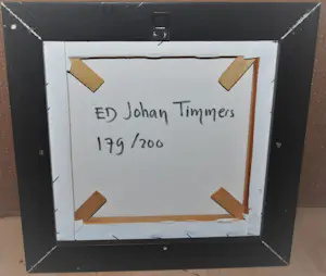 Johan Timmers - gemengde techniek in een fraaie lijst kopen? Bied vanaf 50!