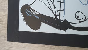 Antonio Saura - Triptico - zeefdruk - gesigneerd -1975 kopen? Bied vanaf 1!