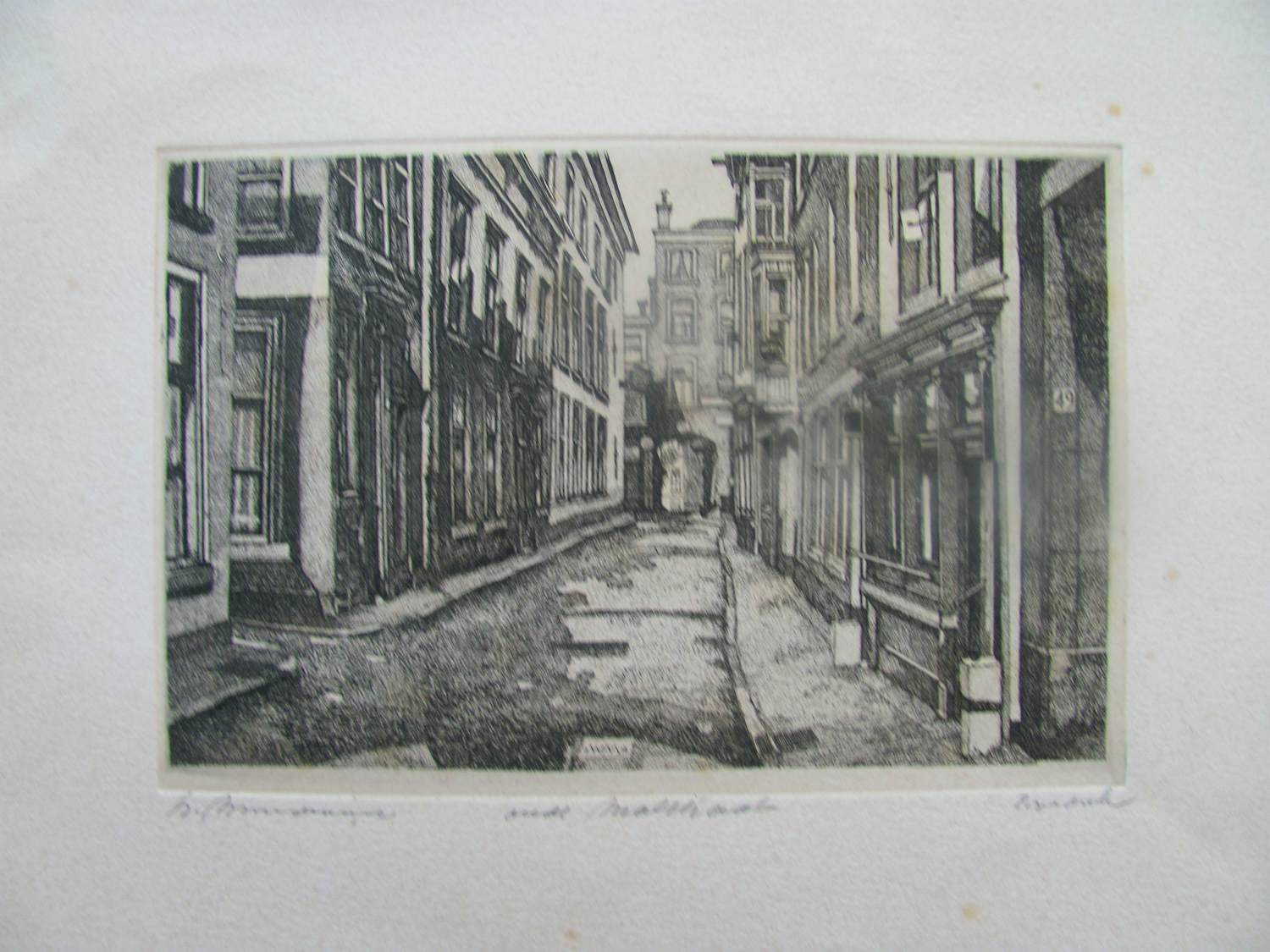 Willem Minderman - Koningspoort Oude Molstraat en Oude Molstraat 's-Gravenhage kopen? Bied vanaf 75!