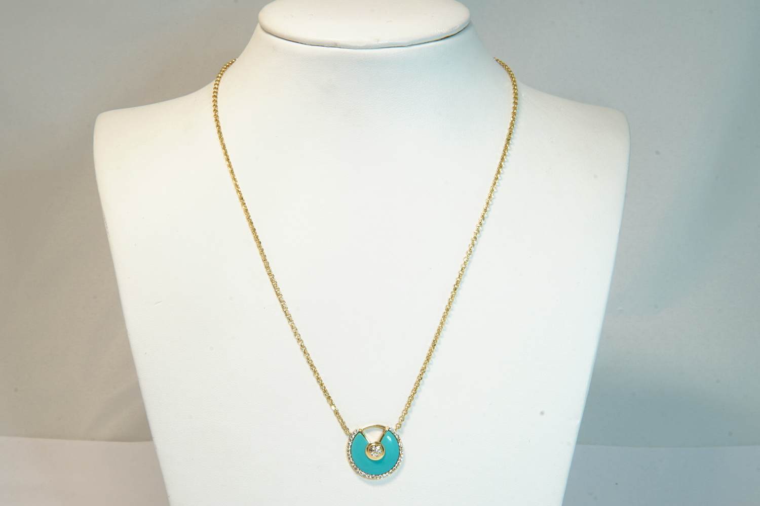 27 - 18 karaats geelgouden halssieraad van het merk Rafinity verkocht voor € 520!