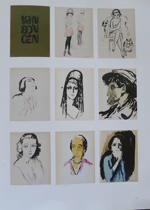 Kees van Dongen - 'Espagnole' pochoir uit : 'van Dongen',1925 kopen? Bied vanaf 225!
