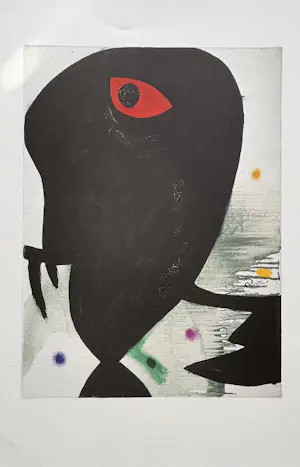 Joan Miro - Prachtige uitgave - Kleurenlitho - 1983 - Beperkte oplage - 'Testa II' kopen? Bied vanaf 145!