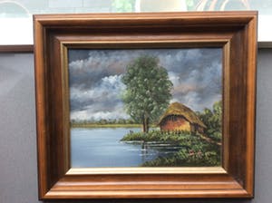 Niet of onleesbaar gesigneerd - Boerderij aan ven kopen? Bied vanaf 10!