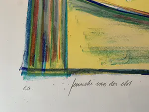 Fenneke van der Elst - samenwerking met Marianne Aulman - Abstract Huis met Pilaar kopen? Bied vanaf 30!