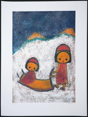 Giovanni Vetere - Zeefdruk, Sneeuwpret kopen? Bied vanaf 1!