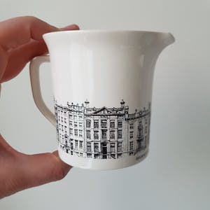 Villeroy & Boch - Melk- en suikerpotje Amsterdamse grachten, 60s spaaractie van Nutroma kopen? Bied vanaf 15!