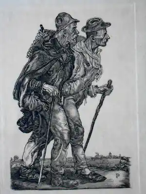 Pieter Dupont - De bedelaars verkauft für € 30!