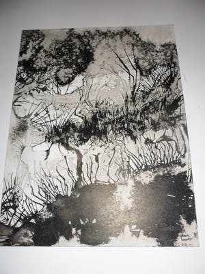 Johan Haantjes - Gemende techniek op karton, kopen? Bied vanaf 15!