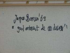 Jasper Banen - Acryl op doek, ingelijst , “Geel ontmoet de Anderen” – 2016 kopen? Bied vanaf 85!