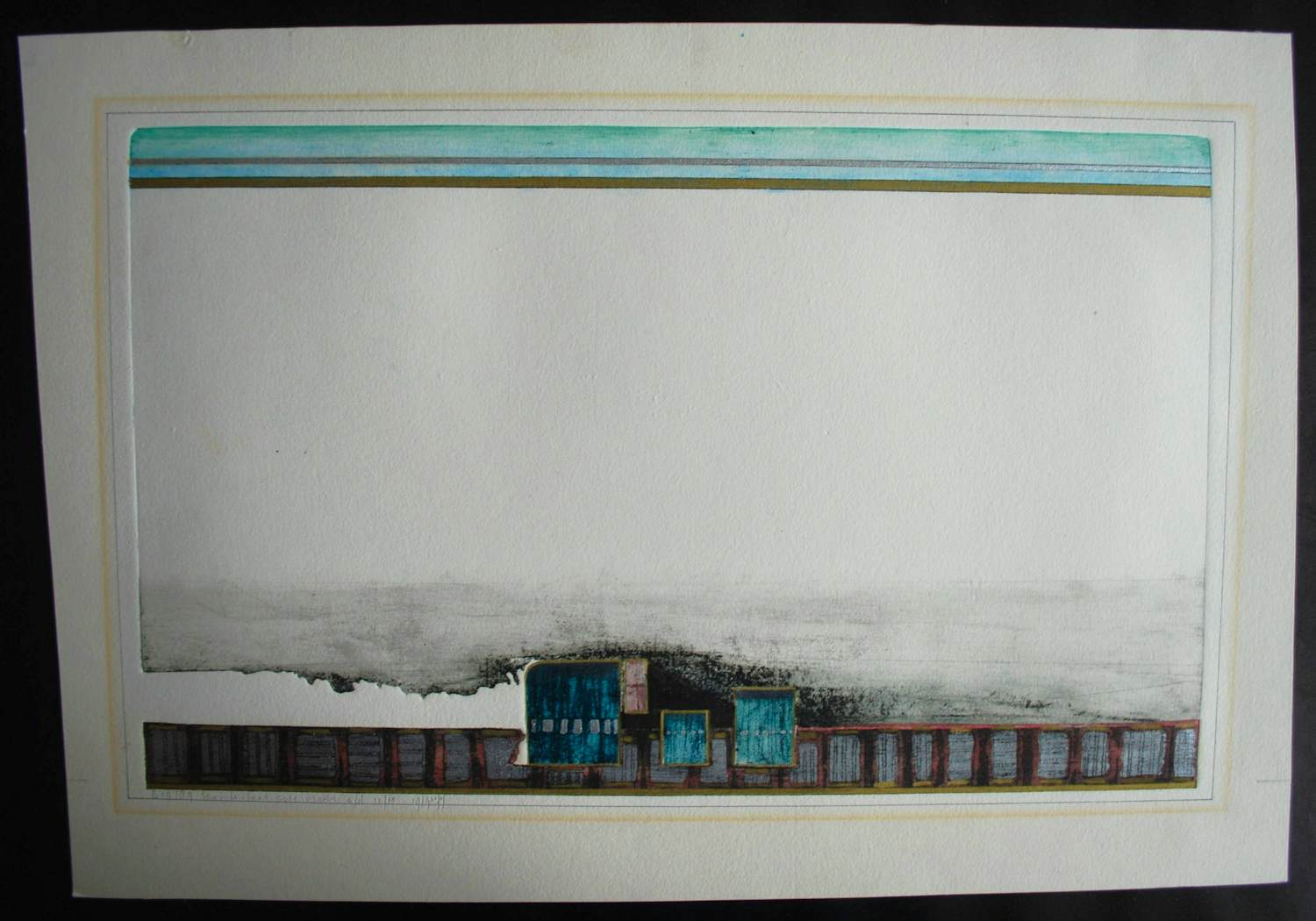Eric Visser - abstract B19/89 - laatste staat oplage 15 eigen druk 1974 kaufen? Bieten Sie von 40!