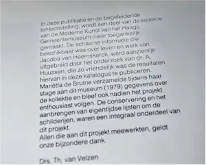 Jacoba van Heemskerck van Beest - Oevrecatalogus/monografie 2005__&__ (collectie)catalogus 1982 kopen? Bied vanaf 75!