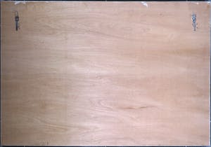 Wijm Bos - Acryl op doek op hardboard, Red line - Ingelijst (Groot) kopen? Bied vanaf 50!