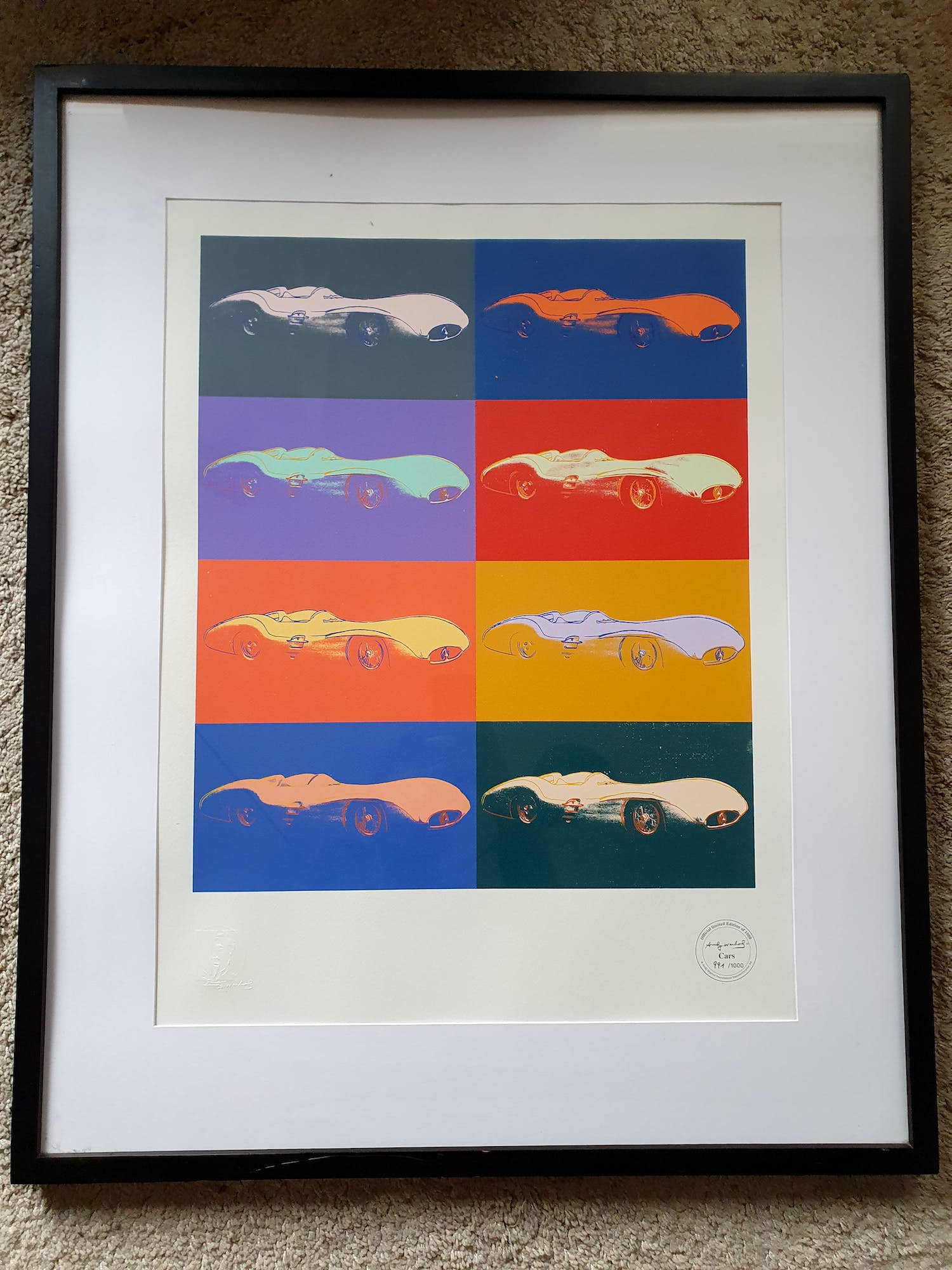 Andy Warhol - Mercedes-Benz Cars Series W196R-1954 kopen? Bied vanaf 500!