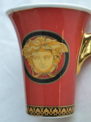 Gianni Versace - + Paul Wunderlich + Rosenthal , Kop en schotel, Medusa – Porselein kopen? Bied vanaf 50!