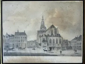 Onbekend - Set van 4 pentekeningen Breda kopen? Bied vanaf 100!