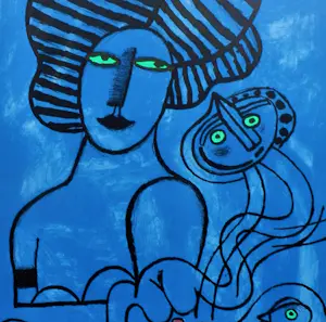 Corneille - Kleurenlitho. Affiche: IMAGE du PARADIS uit 1998 kopen? Bied vanaf 75!