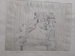 Henny Bal - Ets, Titel, Open plek in het bos. kopen? Bied vanaf 35!