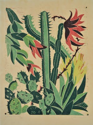 Jeanne Bieruma Oosting - exotische tuin kopen? Bied vanaf 75!