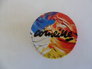 Corneille - Geëmailleerde zilveren design broche. kopen? Bied vanaf 50!